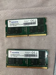 ADATA DDR4 2666 32GB SO-DIMM 記憶體 2條 有單 聯強保