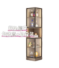 轉角酒櫃Corner display case 現代簡約客廳靠牆 小型展示櫃定制 #轉角展示櫃#Corner display case