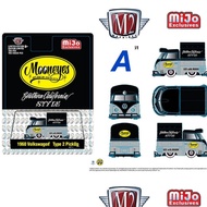 ((Xiaojia Garage) 1/64 M2 1: 64 Mijo 1960 Volkswagen mooneyes Pickup