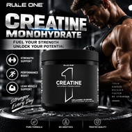 Rule 1 Creatine Monohydrate Micronized Unflavoured 5g | Workout & Training Support | 30 Servings