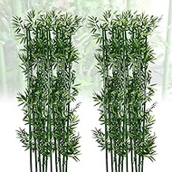 Faux Bamboo Trees, Landscaping Divider Fencing, for ​​Patio Outdoor Indoor & Greenery Wall ​Easy to 
