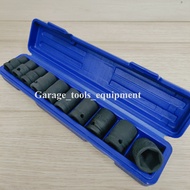 SB Tools 10 Pcs 1/2" Drive Impact Box Socket Set 10~22mm