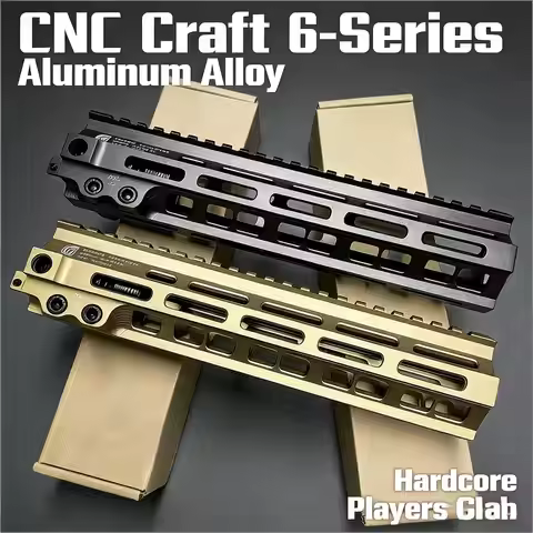 &Tactical MK8 Rifle Accessory CNC Machined 6061 Aluminum M-LOK Handguard DD RIS III / Geissele Style