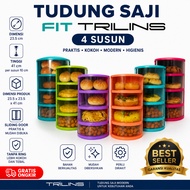 FIT 4-Layer Food Cover 1KG Multi-Layer Food Storage Container Practical Food Grade