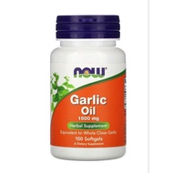 Now Foods, Garlic Oil, 1,500 mg, 100/250 Softgels