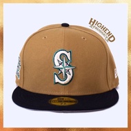 Topi New Era MLB Seattle Mariners 20th Anniversary Patch Wheat 59FIFTY