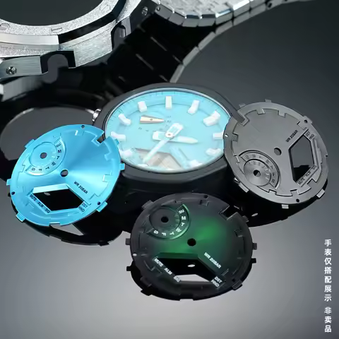 For Casio G-shock GA2100 ga2110 ga-b2100 DIY Mod kit Watch Metal Dial surface Hour Dial Mod Kit Modi