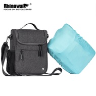 Rhinowalk Bicycle Handlebar Bag For Brompton 5L Waterproof Portable Folding Bicycle Front Bag Scooter Handlebar Bag Commuter Shoulder Bag Bike Accessories For 3Sixty
