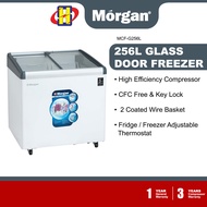 Morgan Chest Freezer (256L) Deep And Quick Freezing Refrigerant R290 Glass Door Chest Freezer MCF-G256L