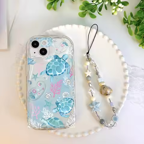 Turtle Jellyfish Starfish Case For OPPO A5 A77S A3 A3X A80 A60 A40 A79 A18 A38 A16 A16S A76 A96 A77 