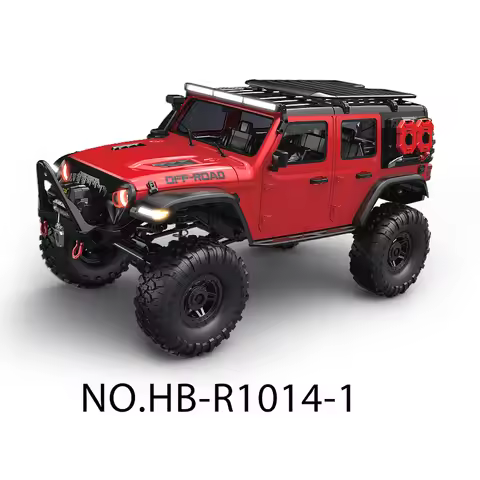 HB R1011-1 1:10 Scale Jeep Wrangler RC Car 4WD Off-Road Vehicle with Electric Winch And Differential