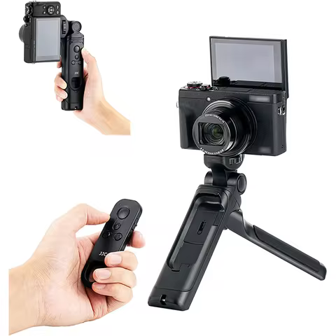JJC Camera Shooting Grip Tripod Replaces Canon HG-100TBR For Canon PowerShot V1 V10 EOS R5 Mark II R