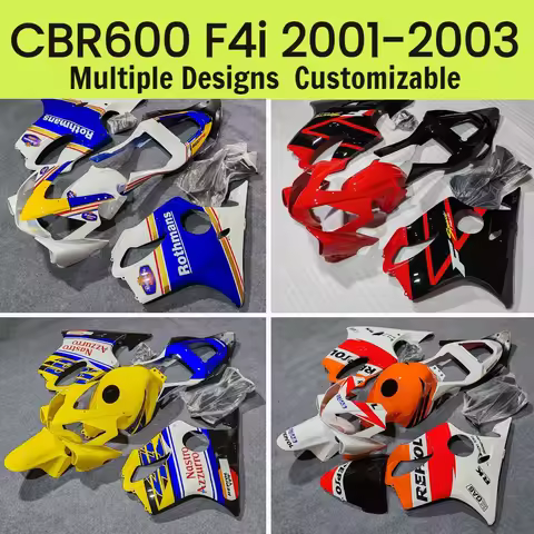 For Honda CBR600F4i 2001 2002 2003 Motorcycle Fairings CBR 600 F4i 01 02 03 Fuel Tank Cover ABS Fair