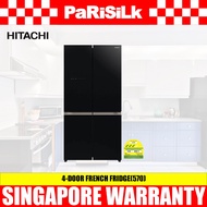 HITACHI R-WB640V0MS1-5(GBK) 4-DOOR FRENCH FRIDGE(570)(Energy Efficiency Class 3)