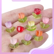 (10 sets of 20 pieces) Beads|Flower Beads|Glass Beads|Flower Beads|Tulip Beads|Cute Tulip Flower Bea