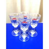 KweiChow Moutai Serving Shot Glass - With Stem - READY STOCK (04 Pieces)