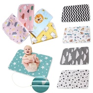Baby Changing Mat Reusable Nappy Changing Pad Travel Newborn Mattress Linens Portable Foldable Washable Waterproof Mat 35x45cm