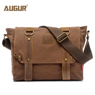 Beg lelaki AUGUR FPJ10014 water repellent canvas sling bag messenger bag bag men