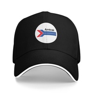 Amtrak Railroad Distressed Train Logo Hot Print Wear Fashion Baseball Cap
