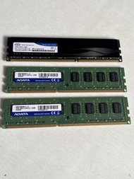 ADATA  /Team   8G  ram ddr3  1600雙面，