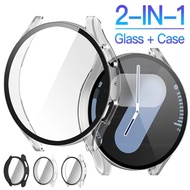 Tempered Glass+Case for Samsung Galaxy Watch FE/7/6/5/4 cover 44mm 40mm Full PC bumper screen protec