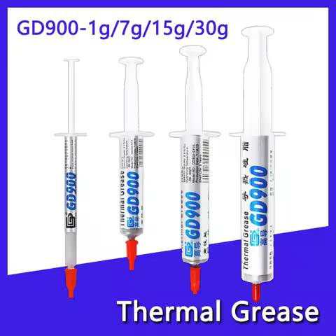 GD900 1g/7g/15g/30g Thermal Grease PC Water Cooler CPU Cooler Thermal Paste Heatsink Processor Therm