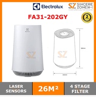 Electrolux Flow A3 Air Purifier FA31-202GY with 4 stage filter for 26m² room coverage (FA31202GY)