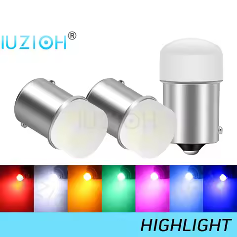 IUZIOH 2PCS 24V 12V BA15S BAY15D 1156 1157 Strobe Flash Car Light P21W P21/5W Led Bulb R5W Brake Rev