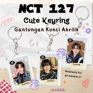 GANTUNGAN Keychain Acrylic Keychain NCT 127 Member Doyoung Haechan Jaehyun Johnny Mark Jungwoo Yuta 