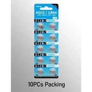 Alkaline Button Cell LR41/AG3/392, LR43/AG12/386A, LR44/AG13/357, LR521/AG0/379A, LR621/AG1/364, LR6