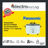 Panasonic SR-GA721WSHN Conventional Rice Cooker, 7.2 L Capacity, Silve