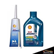 Shell advance AX7 scooter 10W-30 4-AT Size 800ml. **Product Options Rear Gear 15W-40 120ml. Or Not?