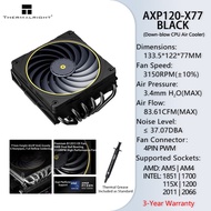 Thermalright AXP120-X77R Low Profile Down-blow CPU Cooler77mm HeightAGHP5.0 6 Heatpipes120mm NMB Dua