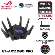Asus Network ROG Rapture GT-AX11000 PRO ROUTER (เราเตอร์) TRI BAND WIFI6 รับประกันศูนย์ 5ปี