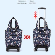 Universal wheel foldable pull rod portable tug bag pull rod travel bag luggage bag