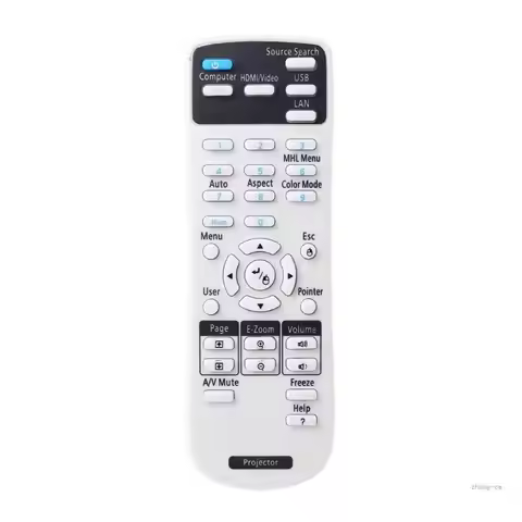 M5TD Universal Projector Remote Control for Epson Home Cinema Powerlite BrightLink