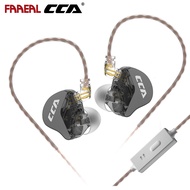 FAAEAL CCA CRA Earbuds High Frequency Metal Wired Headset In-Ear Music HiFi Monitor Headphones Noice
