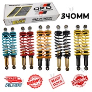 EX5/EX5DREAM/KRISS100/KRISS110/CT100/WAVE100R/WAVE125 OKD REAR ABSORBER SHOCK ABSORBER 330MM RED/BLA