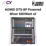 AOMEI DTS-8P Powered Mixer 680Watt x2 ( Ready Stock )