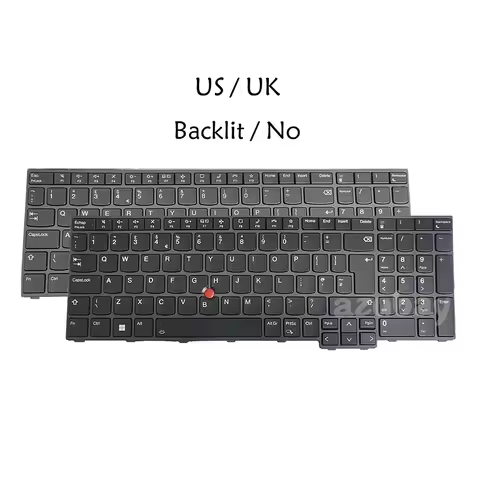 US UK English Laptop Keyboard for Lenovo Thinkpad T16 Gen 1/Gen 2, P16s Gen 1/Gen 2, L15 Gen 3/Gen 4