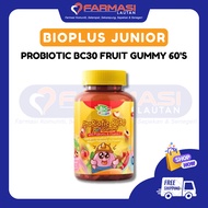 BIOPLUS JUNIOR PROBIOTIC BC30 FRUIT GUMMY 80'S