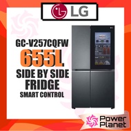 LG 655L Side-by-Side Inverter Fridge GC-V257CQFW in Matte Black Finish GCV257CQFW