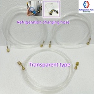 Charging Hose (Transparent view) refrigerant gas pipe aircond /fridge gas hose r22 r134 r600 r410 r3