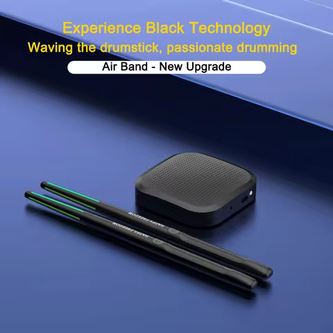 Electronic Virtual Air Drum Drumsticks Pedals Portable Virtual Reality Drum Kit Professional Smart E
