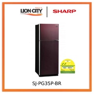 Sharp SJ-PG35P-BR 364L 2-Door Fridge