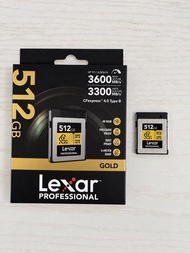 Lexar Professional GOLD 512GB CFexpress 4.0 Type B 記憶卡｜連盒