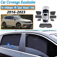Mesh Window Sunshade For Volkswagen VW Tiguan Allspace 7-Seat 2016-2023 Sun Visor Side Windows Cover