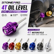 PENUTUP MINYAK HITAM Y15ZR Y16ZR LCV8 RSX RS150 ENGINE OIL LEVEL 4T OIL NUT MAGNETIC NVX VARIO