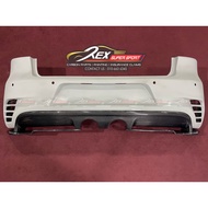 VW Volkswagen Golf MK6 R Revozport Rear Bumper Diffuser Carbon Fiber Bodykit TSI GTI
