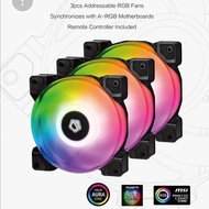 ID-COOLING DF-12025-ARGB TRIO with Remote Control (Addressable RGB)